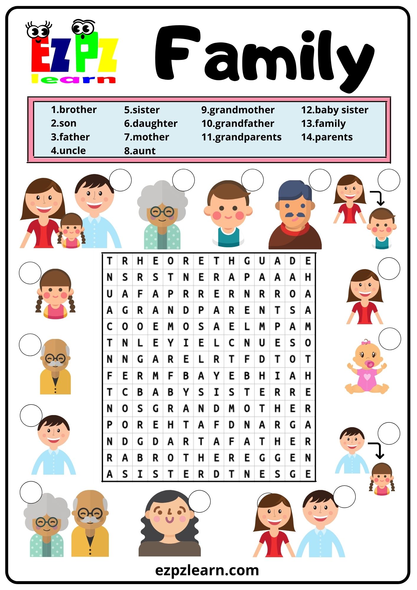 Family - Ezpzlearn.com
